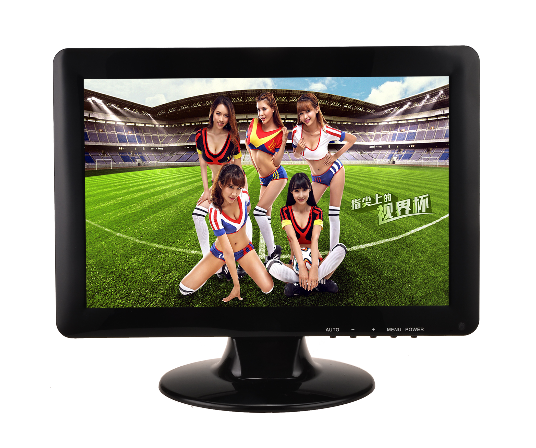 El OEM acepta el monitor LED independiente de 12,1 pulgadas Monitor de computadora LCD de 12 pulgadas y 12 V con entrada DVI